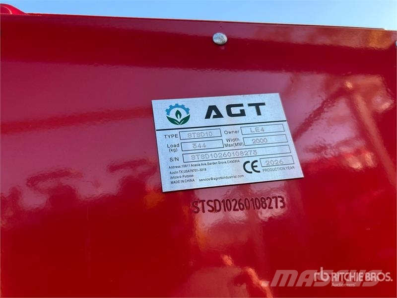 AGT STSD10 3-Point & Skid Steer Seeder (Unused) Sorvetőgép
