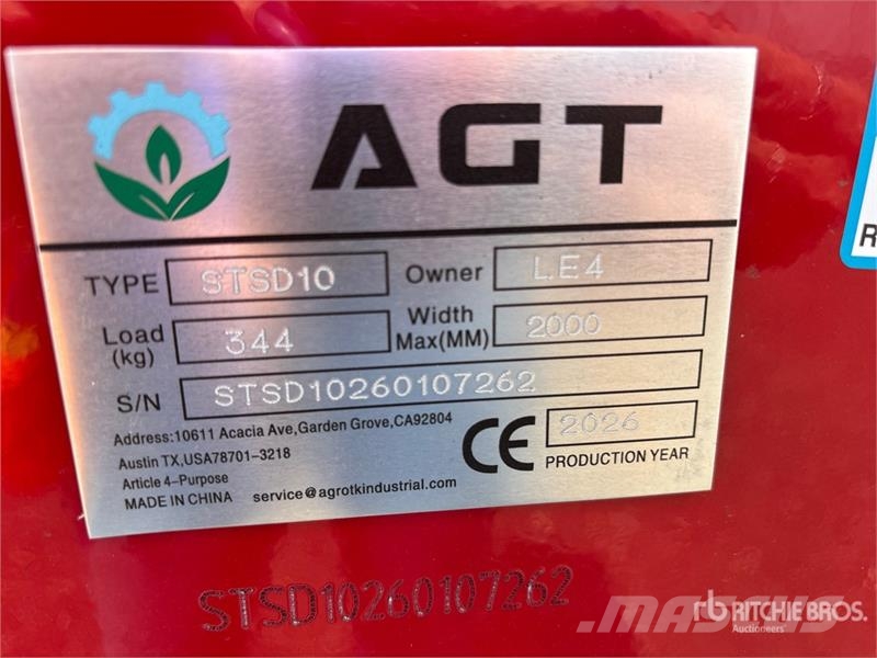 AGT STSD10 3-Point & Skid Steer Seeder (Unused) Sembradoras