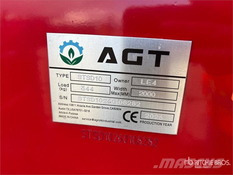 AGT STSD10 3-Point & Skid Steer Seeder (Unused) Drillmaschinen