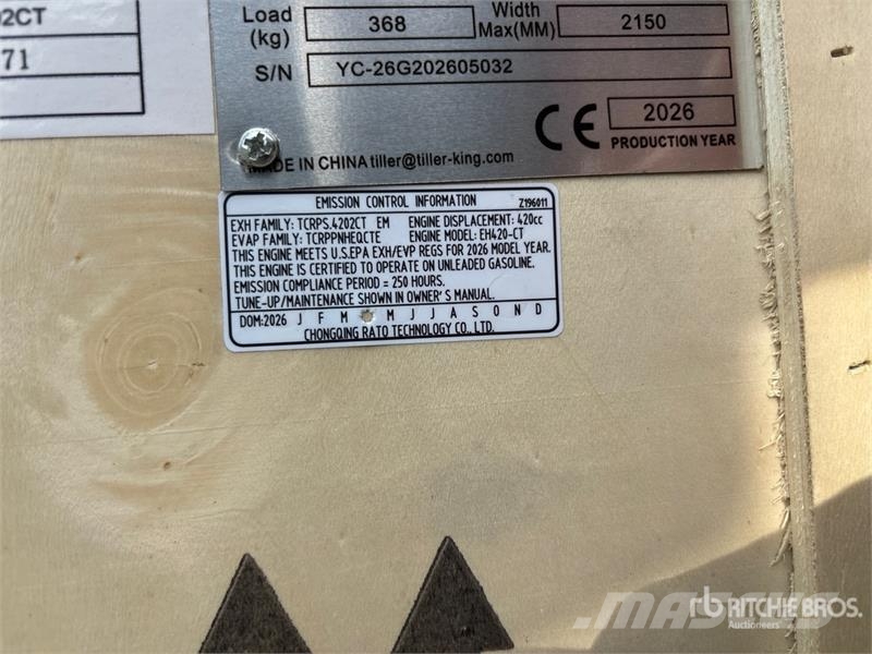 AGT YC-26G Portable Sawmill (Unused) Zaagmachines
