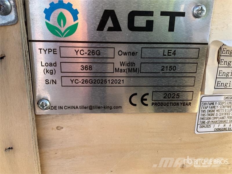 AGT YC-26G Portable Sawmill Лісопильні рами