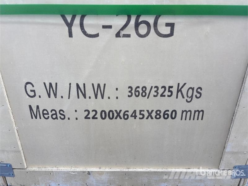 AGT YC-26G Portable Sawmill (Unused) Zaagmachines
