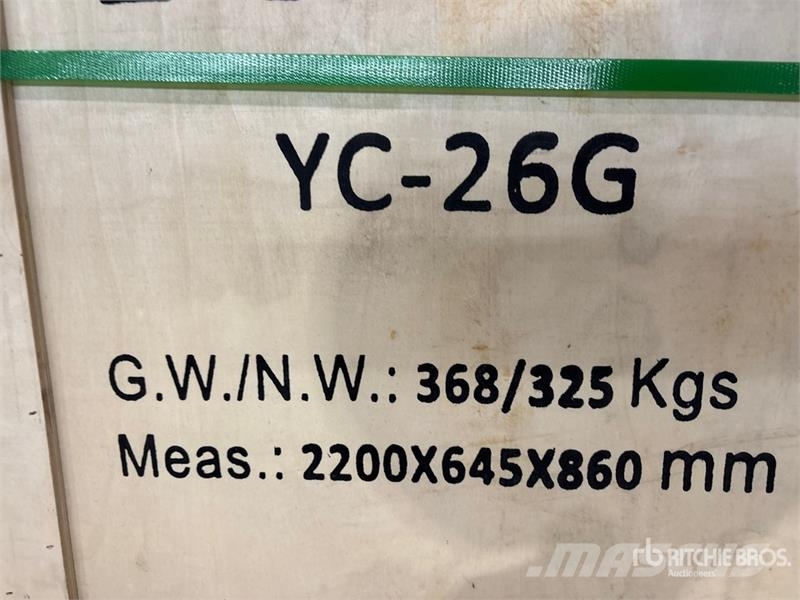 AGT YC-26G Portable Sawmill (Unused) 锯木机械