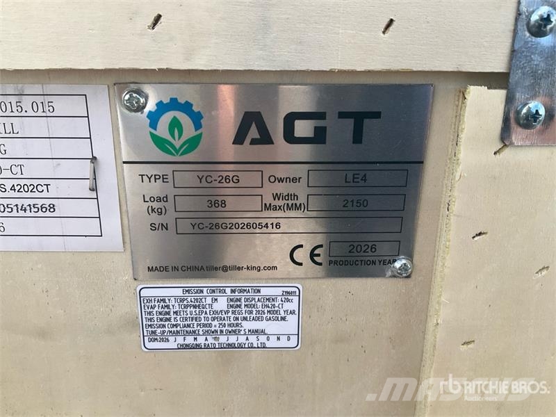 AGT YC-26G Portable Sawmill (Unused) Hızarlar