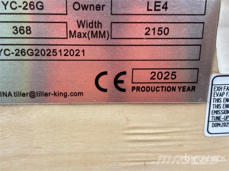 AGT YC-26G Skid-Mounted Portable Sawmill (Unused) Segherie