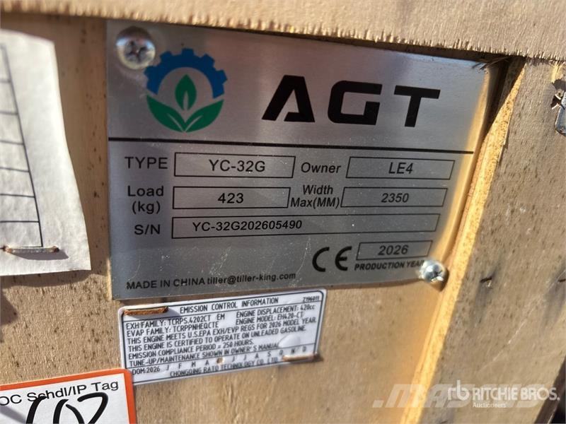 AGT YC32-G Portable Sawmill (Unused) ماكينات نشر أخشاب
