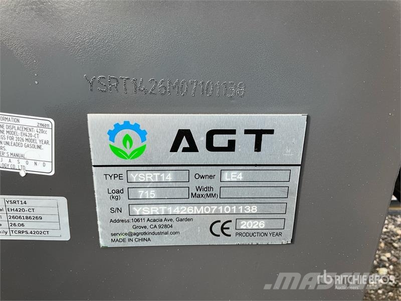 AGT YSRT14 لوادر انزلاقية التوجيه