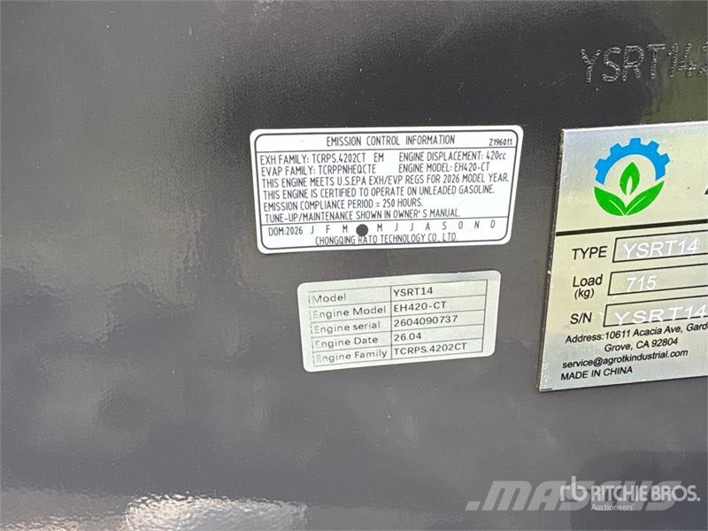AGT YSRT14 Skid steer loderler