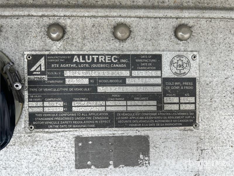 Alutrec 48 ft T/A Spread Axle Flatbed Trailer Remorque ridelle