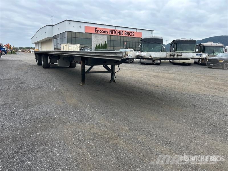 Alutrec 48 ft T/A Spread Axle Flatbed Trailer Remorque ridelle