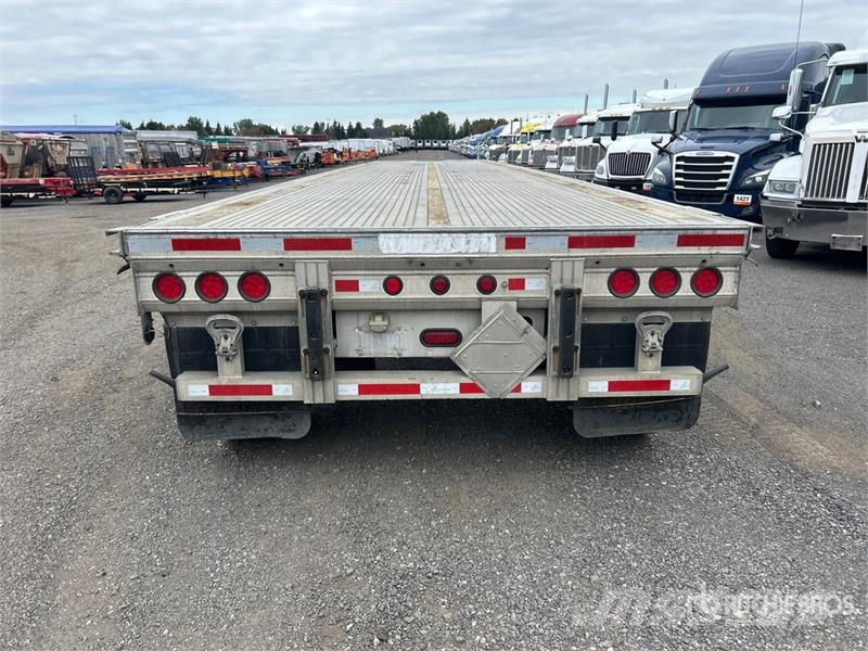 Alutrec 48 ft T/A Spread Axle Flatbed Trailer Remorque ridelle