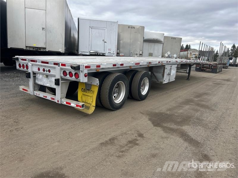 Alutrec 52 ft T/A Flatbed Trailer Prikolice platforme/otvoreni sanduk