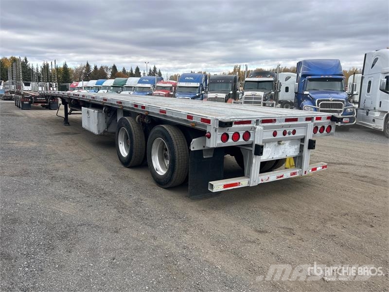 Alutrec 52 ft T/A Flatbed Trailer Prikolice platforme/otvoreni sanduk