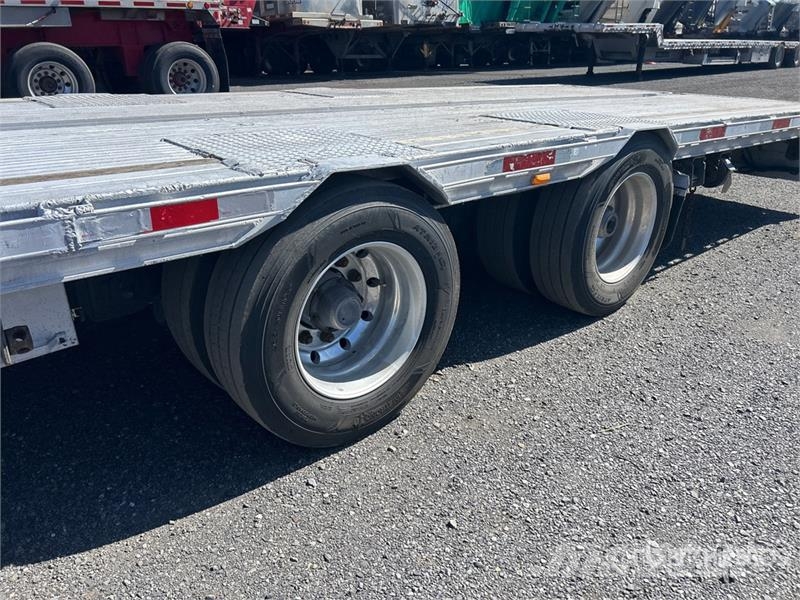 Alutrec 53 ft T/A Step Deck Trailer Mažų aukščių krautuvai