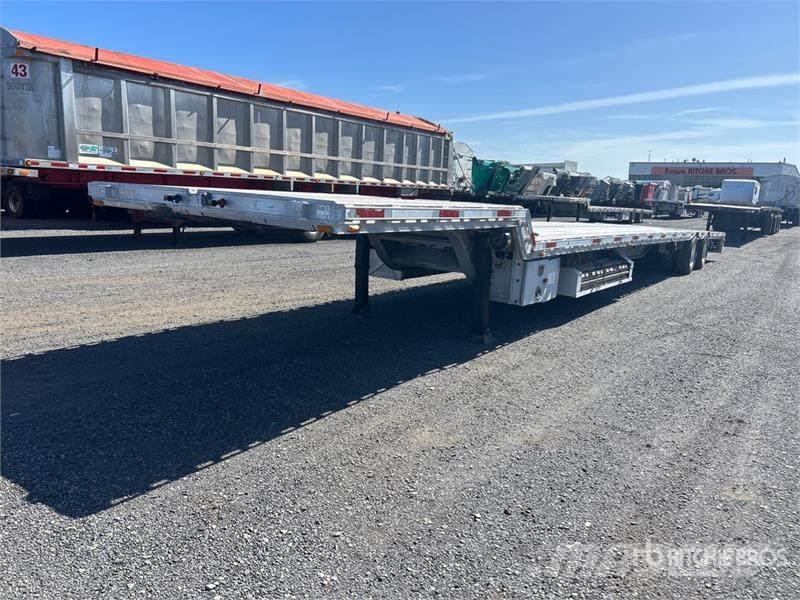 Alutrec 53 ft T/A Step Deck Trailer Mažų aukščių krautuvai