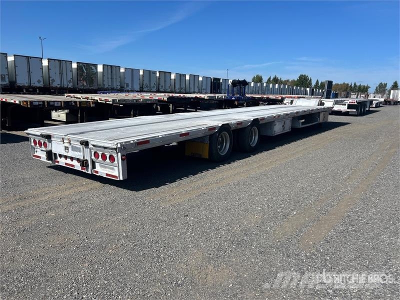 Alutrec 53 ft T/A Step Deck Trailer Mažų aukščių krautuvai