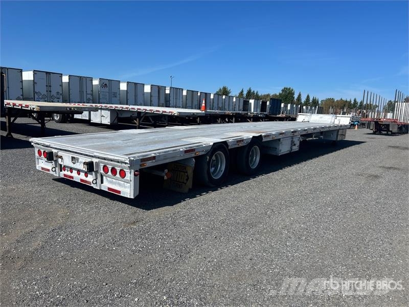 Alutrec 53 ft T/A Step Deck Trailer Mažų aukščių krautuvai