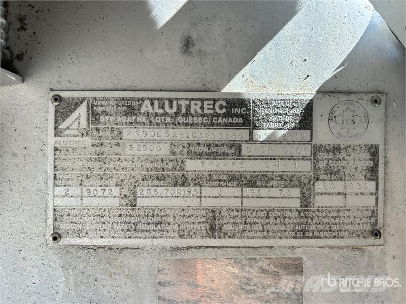 Alutrec 53 ft T/A Step Deck Trailer Mažų aukščių krautuvai