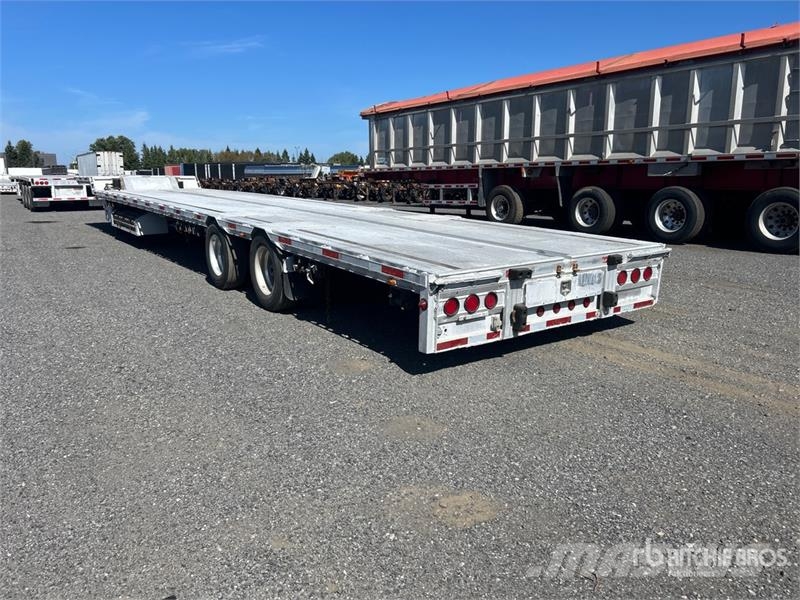 Alutrec 53 ft T/A Step Deck Trailer Mažų aukščių krautuvai