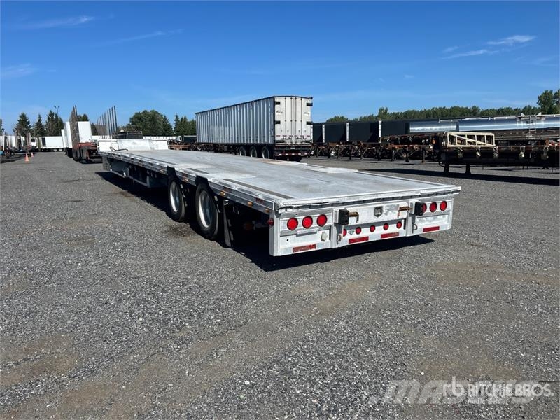 Alutrec 53 ft T/A Step Deck Trailer Mažų aukščių krautuvai