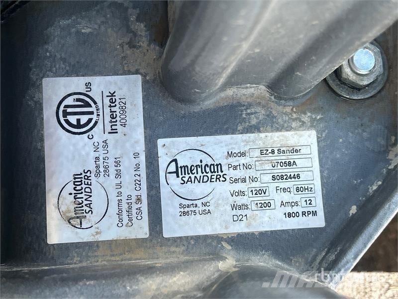 American Sanders EZ-8 Drum Floor Sander Sonstige Baumaschinen