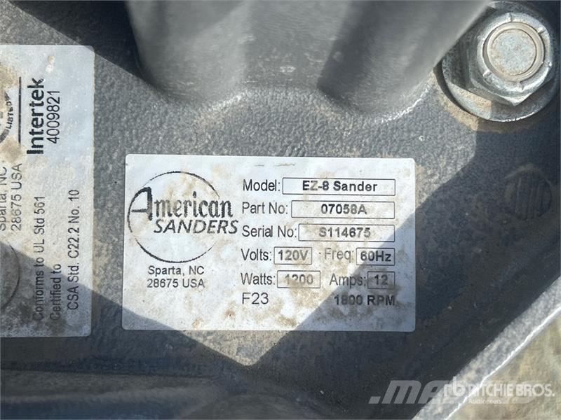 American Sanders EZ-8 Drum Floor Sander Sonstige Baumaschinen