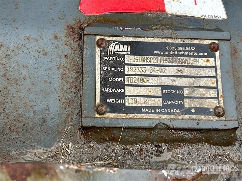 AMI TH2433HSP4T Excavator Thumb دلاء