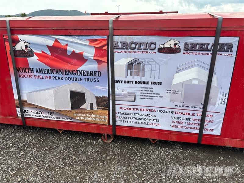 Arctic Shelter 20 ft x 30 ft Double Truss Storage Building (Unuse المباني الإطار الصلب