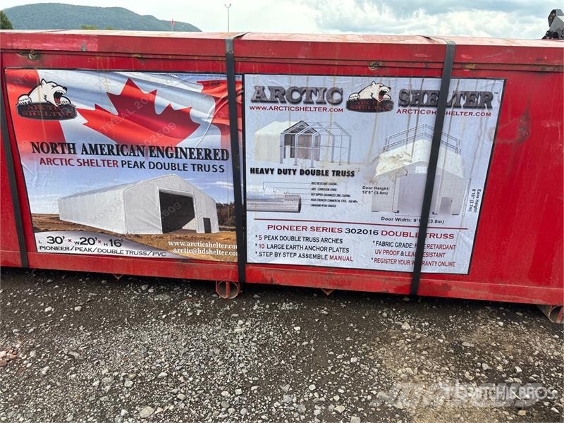 Arctic Shelter 20 ft x 30 ft Double Truss Storage Building (Unuse المباني الإطار الصلب