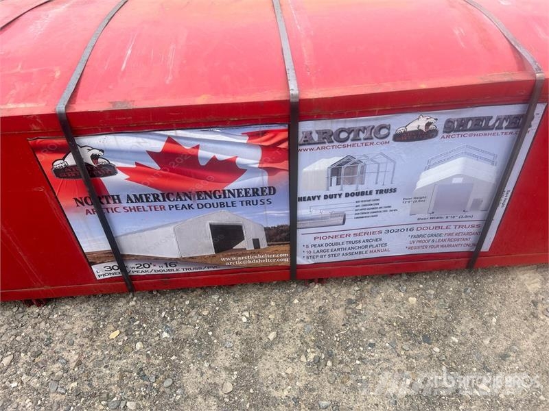 Arctic Shelter 20 ft x 30 ft Peak Double Truss Storage Building ( Edificación de acero