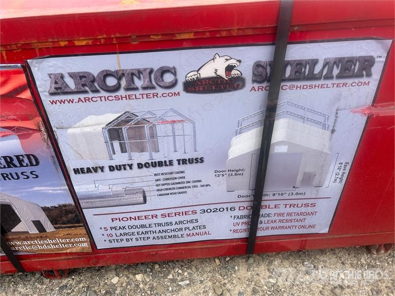 Arctic Shelter 20 ft x 30 ft Peak Double Truss Storage Building ( Edificación de acero