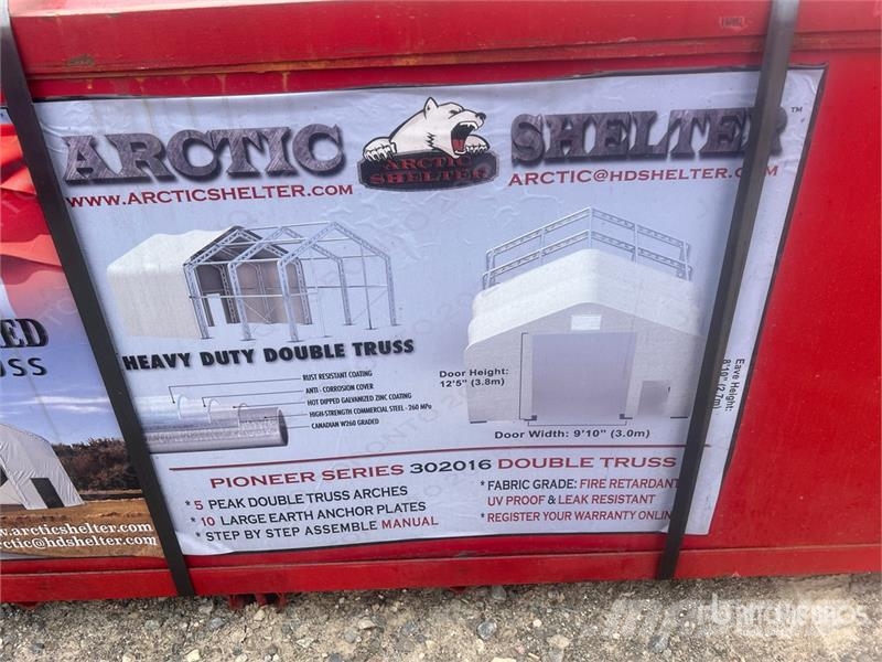 Arctic Shelter 20 ft x 30 ft Peak Double Truss Storage Building ( Edificación de acero