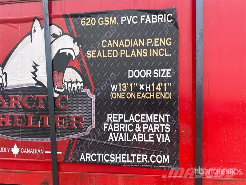 Arctic Shelter 30 ft x 60 ft Peak Double Truss Storage Building ( Edificación de acero