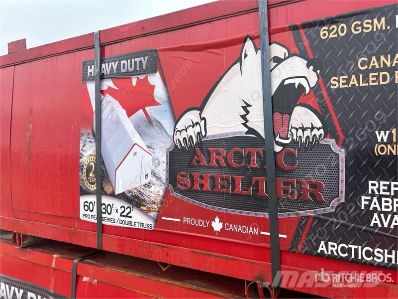 Arctic Shelter 30 ft x 60 ft Peak Double Truss Storage Building ( Edificación de acero