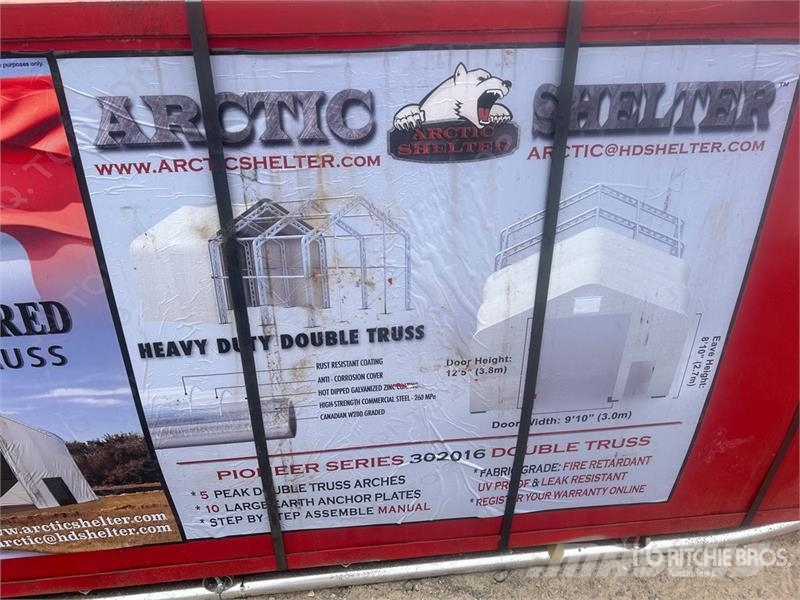 Arctic Shelter 30 ft x 40 ft Peak Double Truss Storage Building ( Edificación de acero