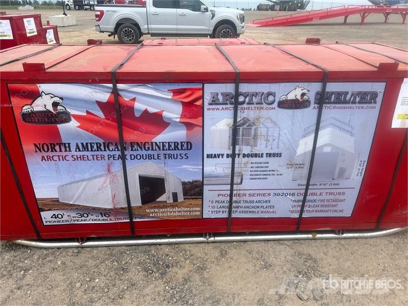 Arctic Shelter 30 ft x 40 ft Peak Double Truss Storage Building ( Edificación de acero