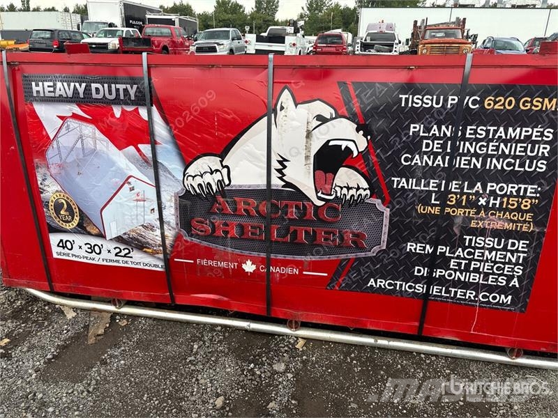 Arctic Shelter 30 ft x 40 ft Double Truss Storage Building (Unuse المباني الإطار الصلب