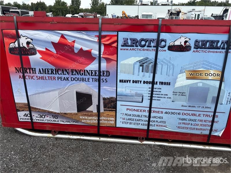Arctic Shelter 30 ft x 40 ft Double Truss Storage Building (Unuse المباني الإطار الصلب