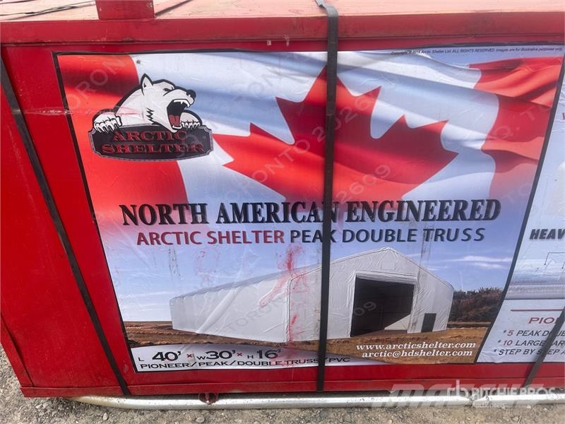 Arctic Shelter 30 ft x 40 ft Peak Double Truss Storage Building ( Edificación de acero
