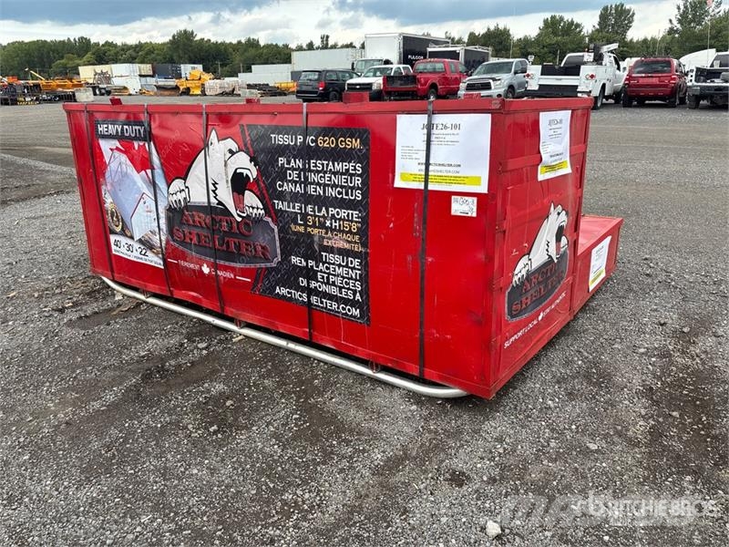 Arctic Shelter 30 ft x 40 ft Double Truss Storage Building (Unuse المباني الإطار الصلب