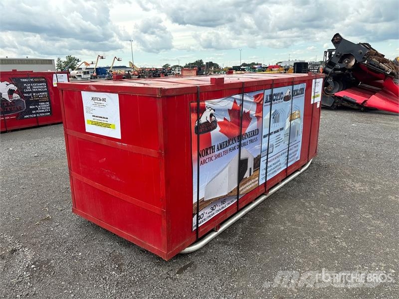 Arctic Shelter 30 ft x 40 ft Double Truss Storage Building (Unuse المباني الإطار الصلب