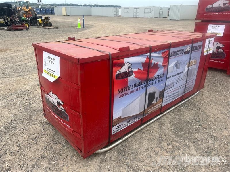 Arctic Shelter 30 ft x 40 ft Peak Double Truss Storage Building ( Edificación de acero