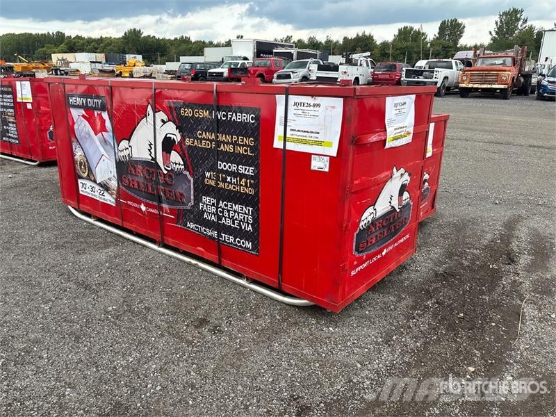 Arctic Shelter 30 ft x 70 ft Double Truss Storage Building (Unuse المباني الإطار الصلب