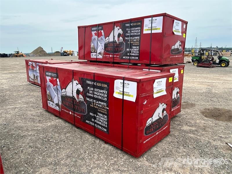 Arctic Shelter 40 ft x 80 ft Peak Double Truss Storage Building ( Edificación de acero