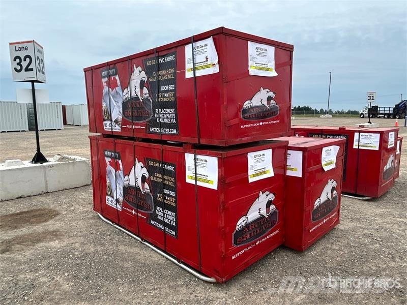 Arctic Shelter 40 ft x 80 ft Peak Double Truss Storage Building ( Edificación de acero
