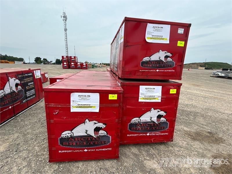 Arctic Shelter 40 ft x 80 ft Peak Double Truss Storage Building ( Edificación de acero
