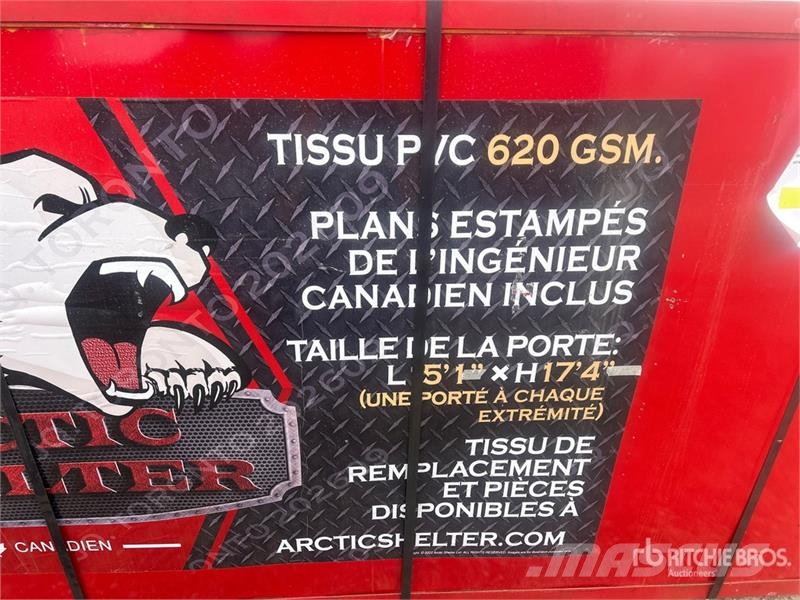 Arctic Shelter 40 ft x 80 ft Peak Double Truss Storage Building ( Edificación de acero