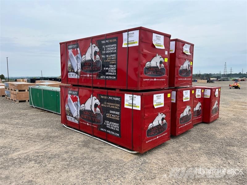 Arctic Shelter 50 ft x 150 ft Peak Double Truss Storage Building  Edificación de acero