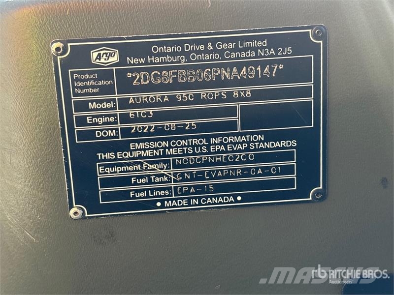 Argo 8x8 Amphibian Unit PKWs