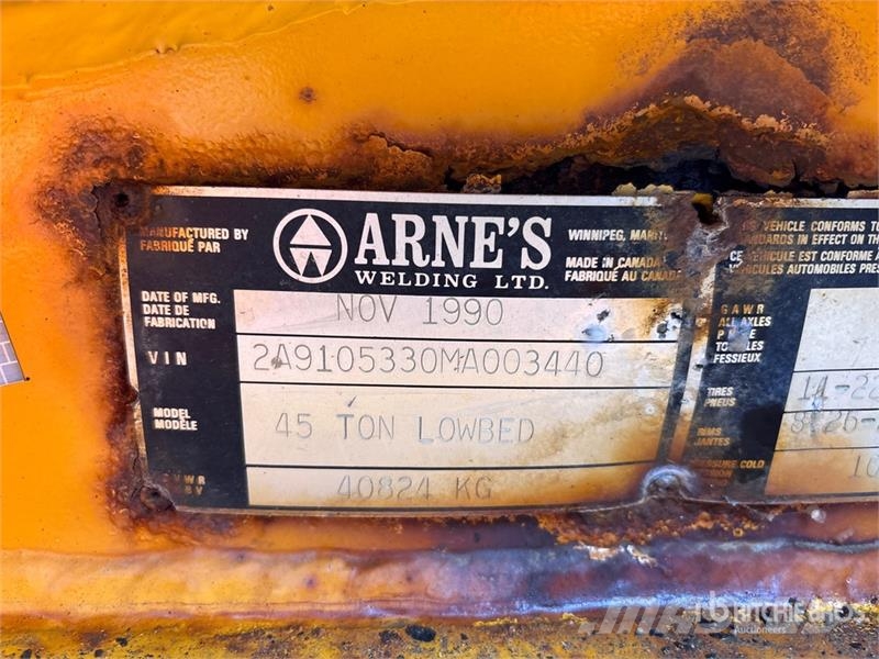 Arnes Tri/A Scissor Lowboy Trailer Góndola de cama rebajada